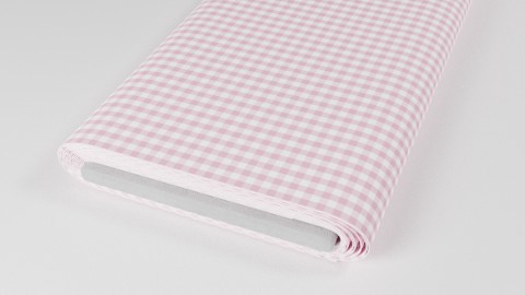 Details - Vichy checks rose