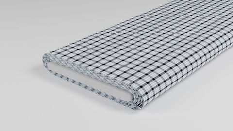 Details - Darkgrey blue checkered