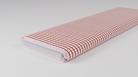 Details - 2-ply red checkered