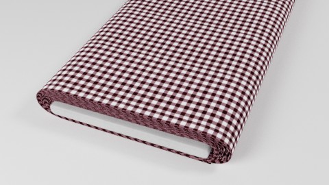 Details - Vichy checks darkred