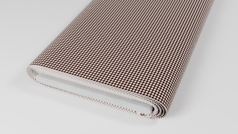 Details - 2-ply darkbrown checkered