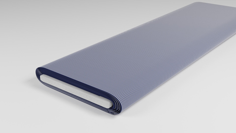 Details - Popline Darkblue Stripes